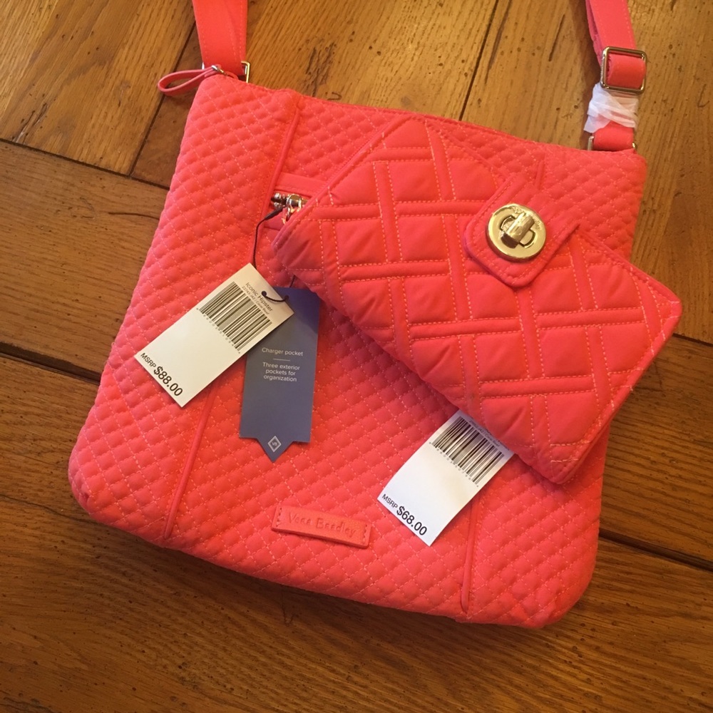 Vera Bradley hipster and wallet bundle NWT